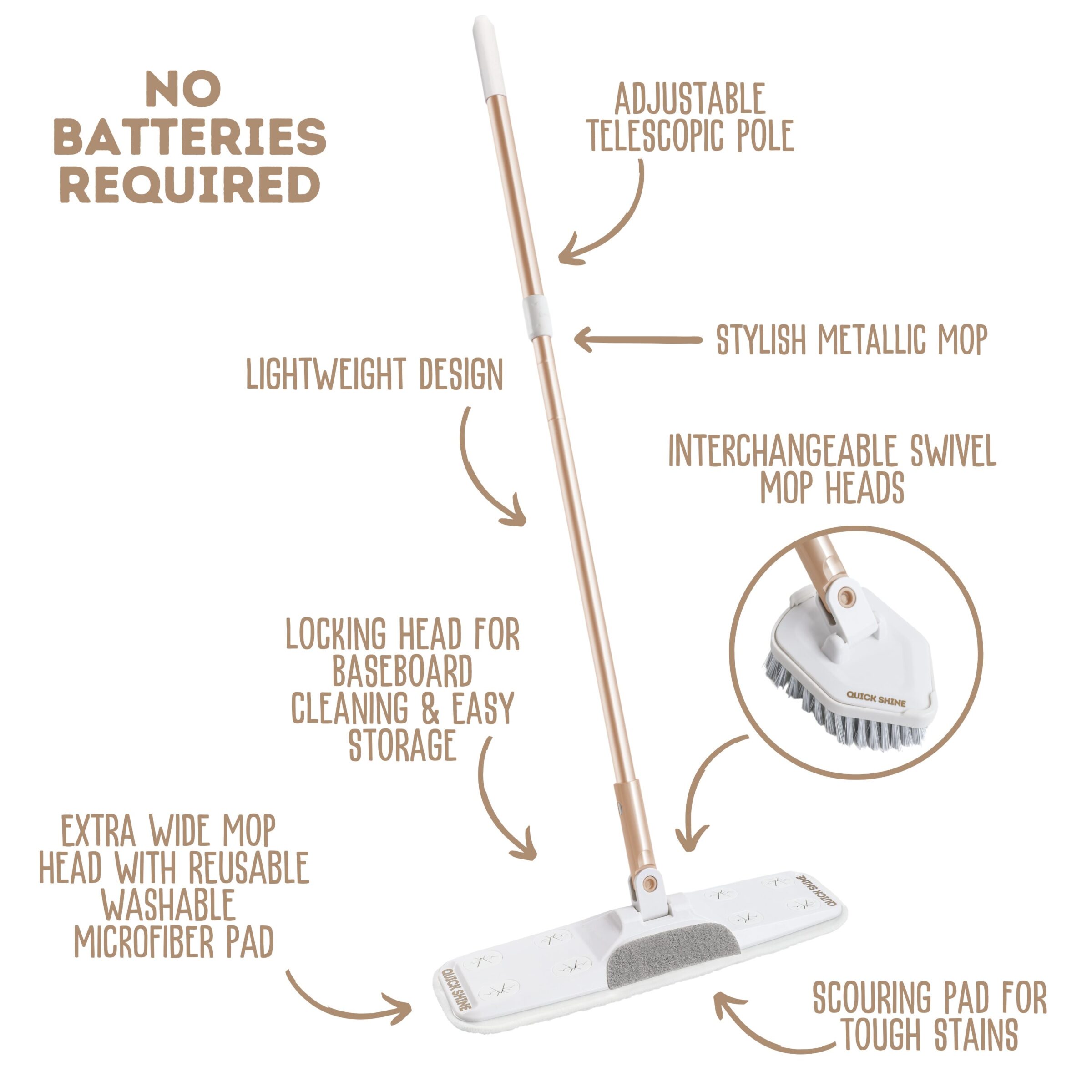 Clean + Polish All-In-One Multi-Action Mop Kit