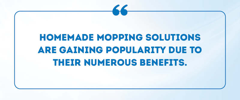 Benefits of Using Homemade Solutions