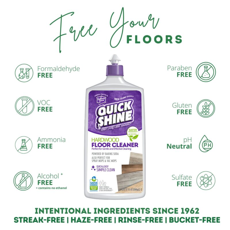 Quick Shine ® High Traffic Hardwood Floor Cleaner - Quick Shine Floors