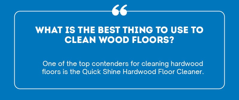 Quick Shine Hardwood Floor Cleaner.