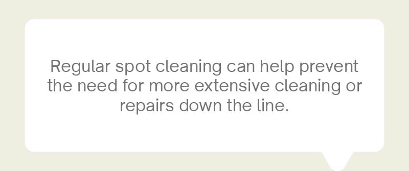 graphic about Spot Cleaning Hardwood Floors