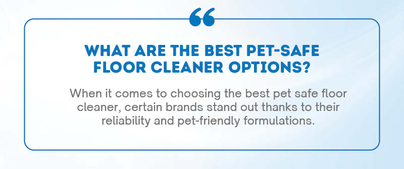What Are The Best Pet Safe Floor Cleaner Options?